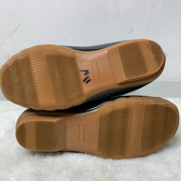 Sperry Women's Black Duck Boots Size 10 - Picture 15 of 16